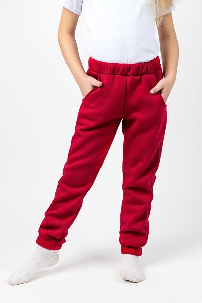 Дитячі теплі штани, червоні 030366204-007