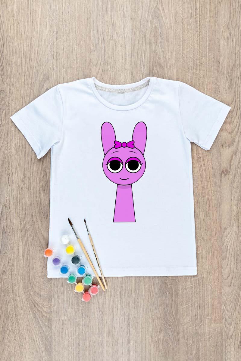 Футболка-розмальовка дитяча Спрункі Пінкі, 260315111-096