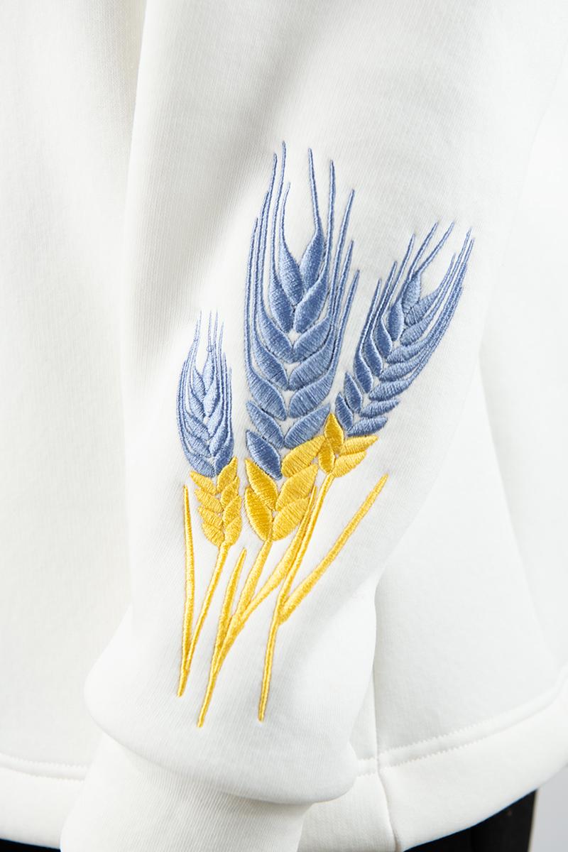 Жіночий худі, молочний 400821204-035