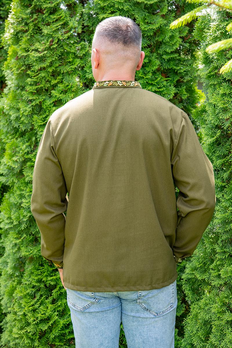 Вишиванка чоловіча, хакі 470101193-022