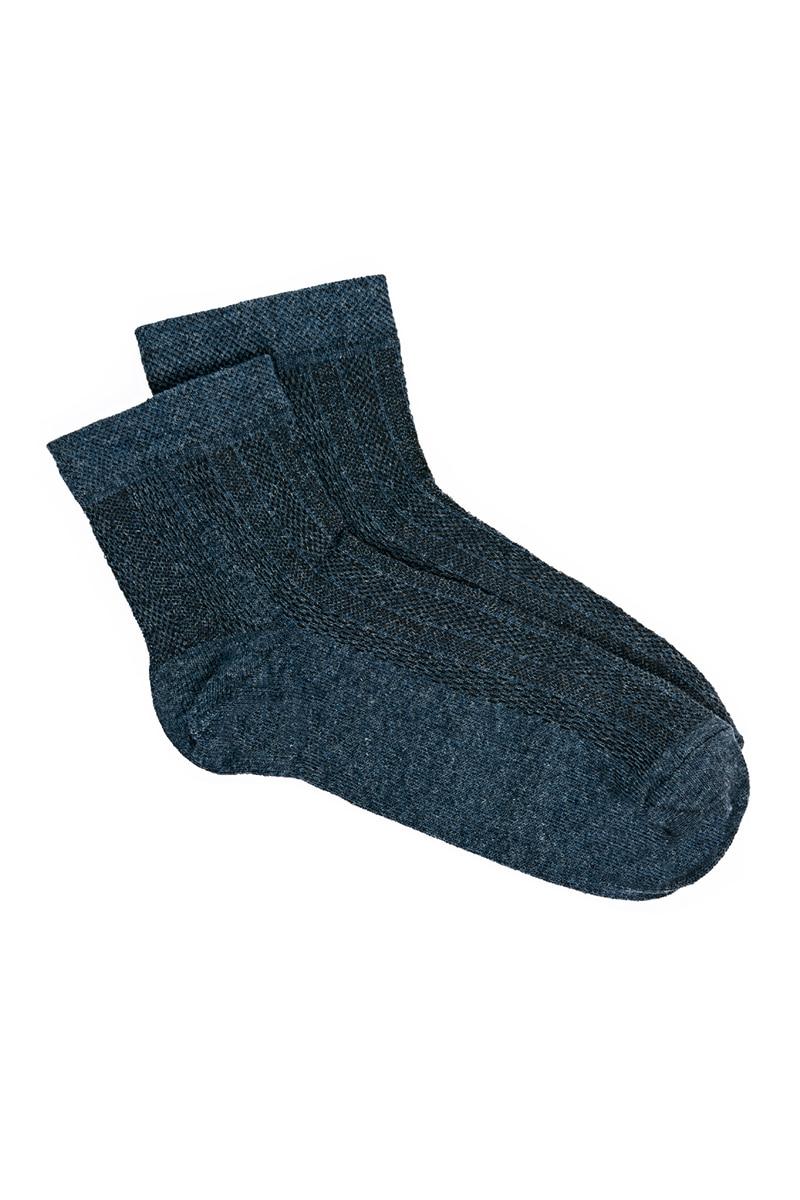 Носки мужские укороченные, темно-синие 600080011-040