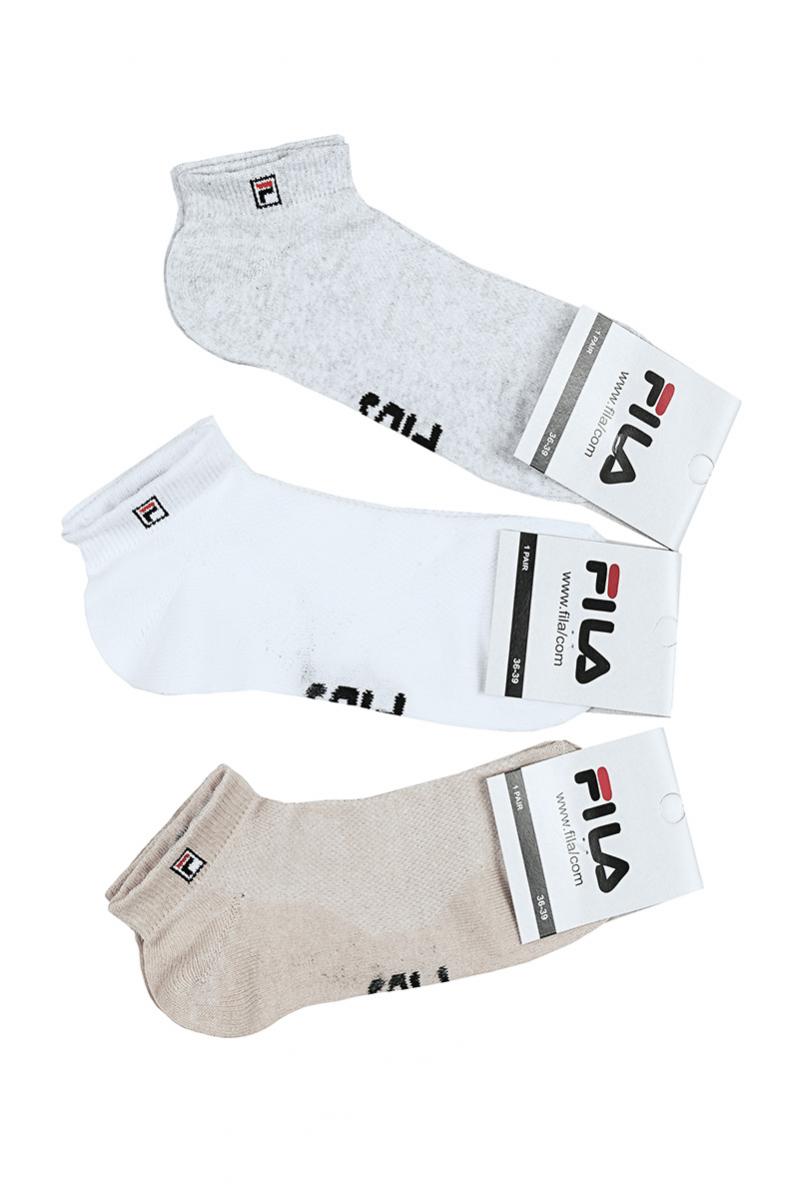 Шкарпетки жіночі укорочені FILA, білі 6020012717-001