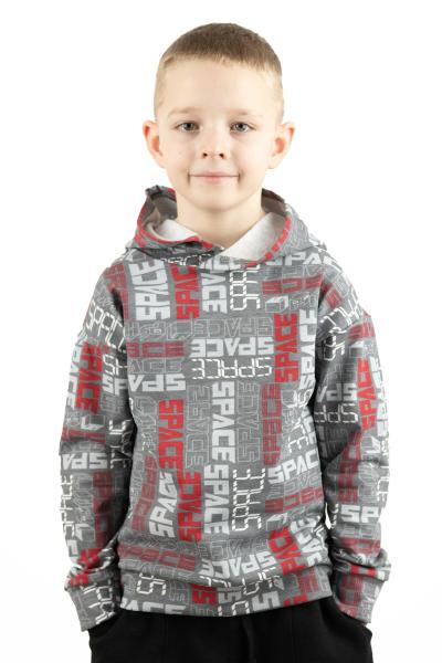 Свитшот детский, серый 230848239-023