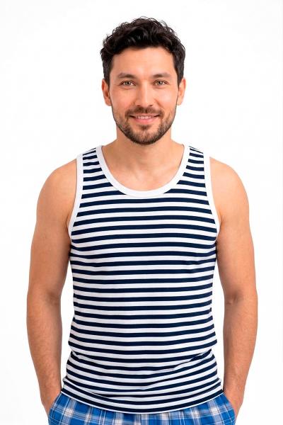 Майка мужская, черная 490571103-002