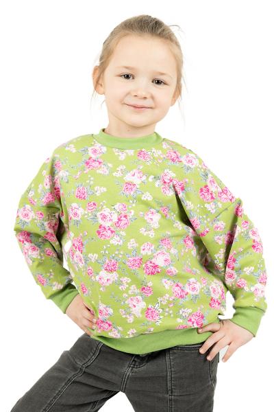 Свитшот детский, салатовый 230850170-028