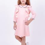 Платье для девочек школьное, розовое 180661170-005