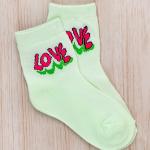 Шкарпетки для дівчаток, салатові 6020009205-034