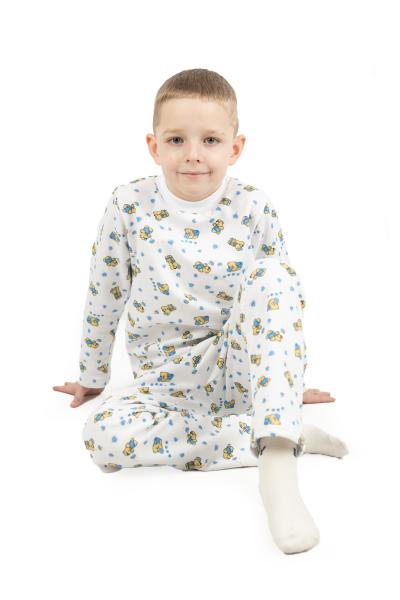 Пижама детская, белая 170154202-001