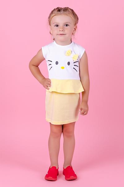 Сукня дитяча, жовта 180643111-012