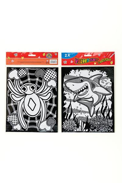 Набор бархатных раскрасок 915052500-348