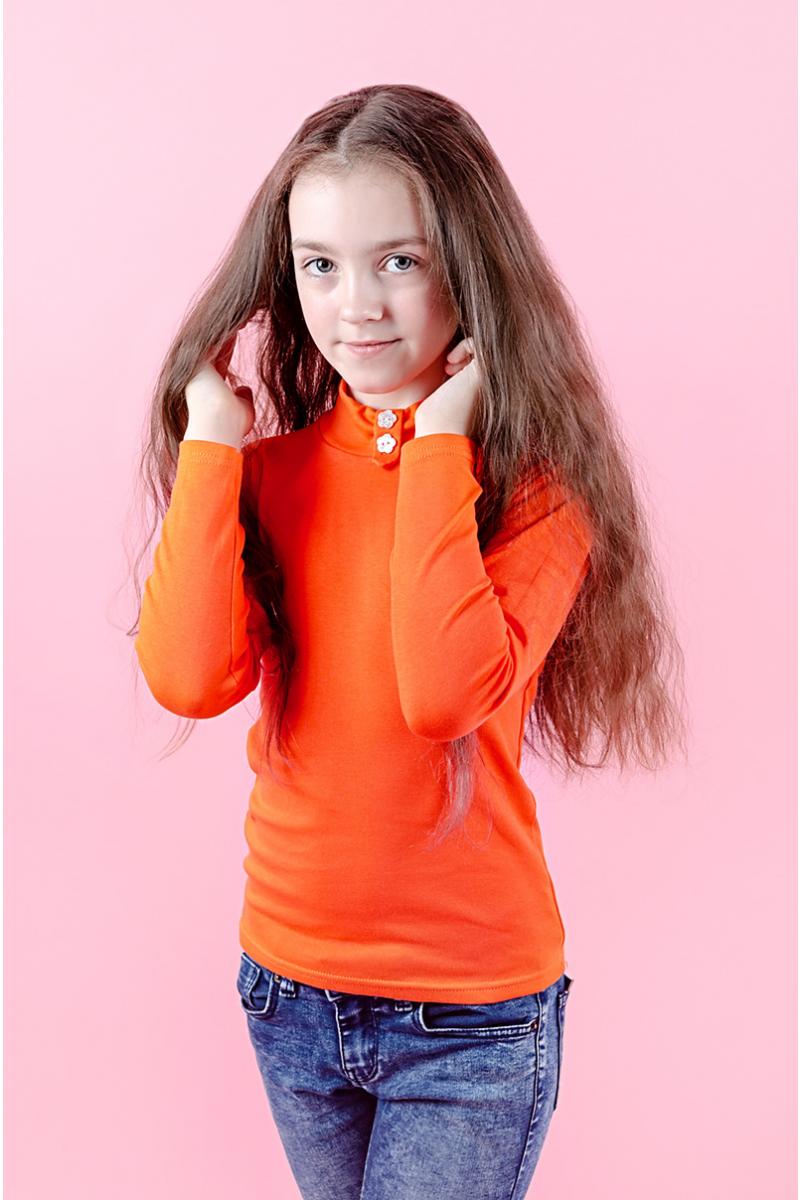 Блуза детская, оранжевая 010302412-014