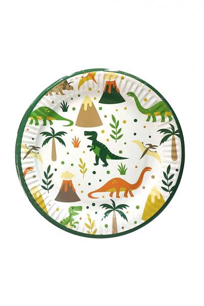 Тарелки бумажные, Динозавры Dino 9506
