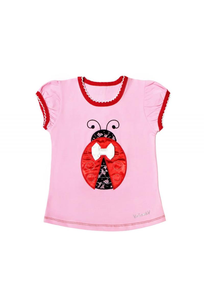 Блуза детская, розовая 010042111-005
