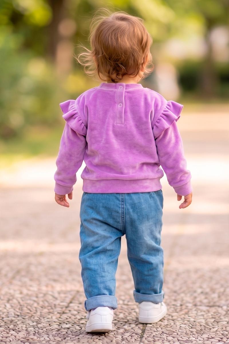 Світшот для малюків, ліловий 230853704-011