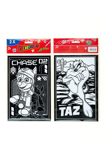 Набор бархатных раскрасок 915052500-347