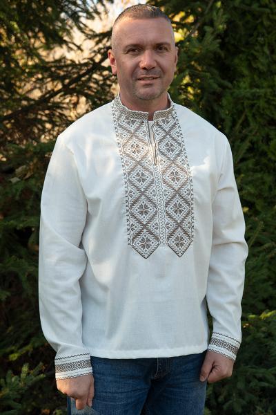 Вишиванка чоловіча, молочна 470133193-035