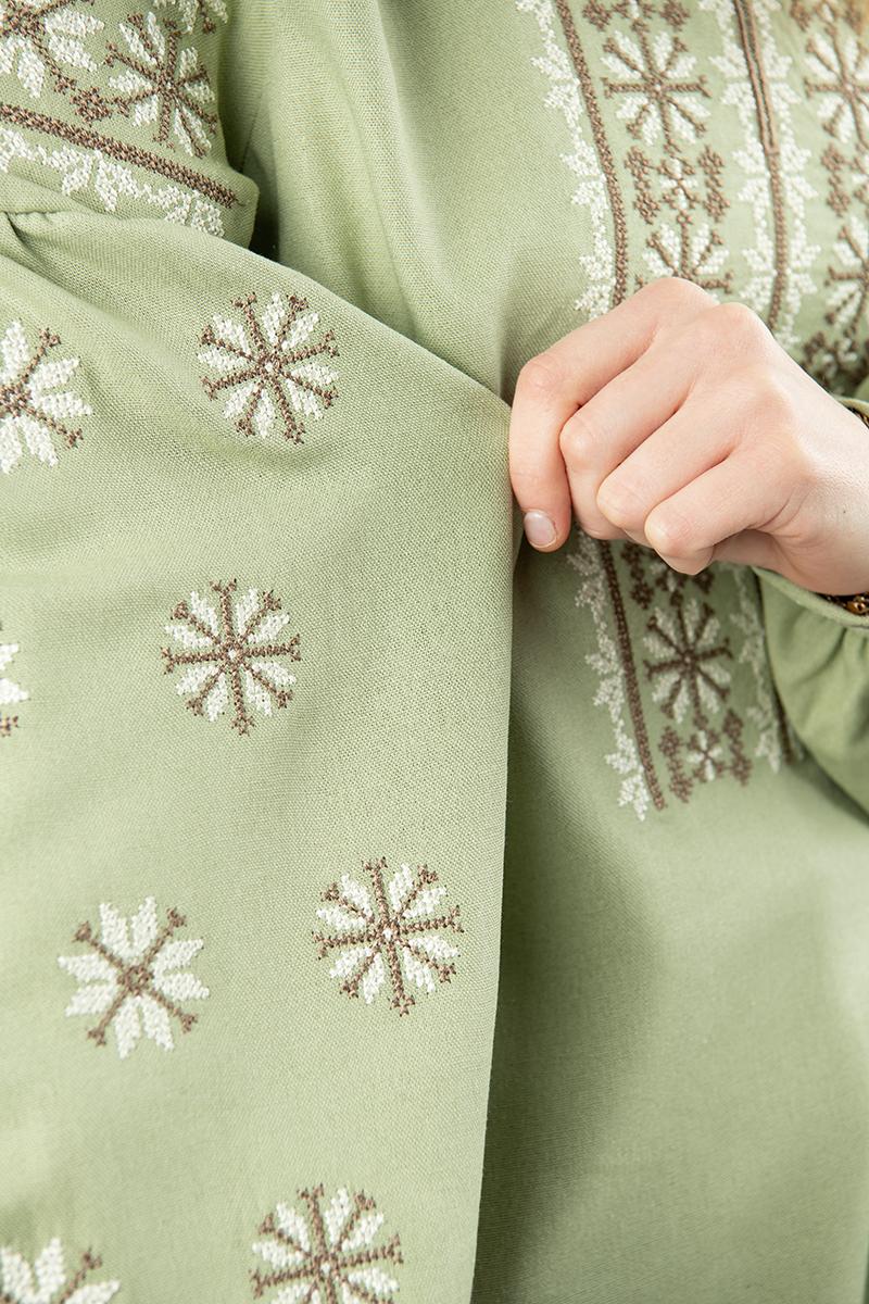 Вишиванка жіноча, оливкова 301063193-125