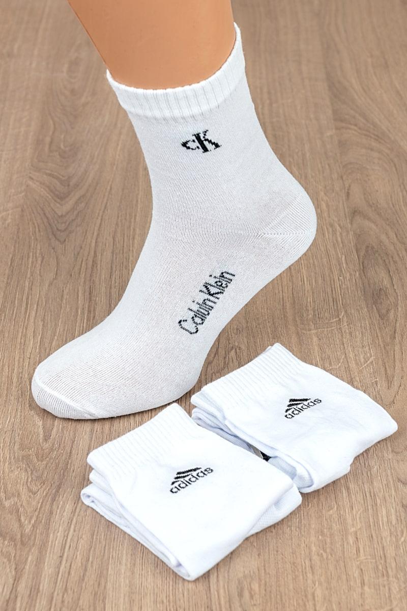 Шкарпетки чоловічі укорочені, білі 600080011-001