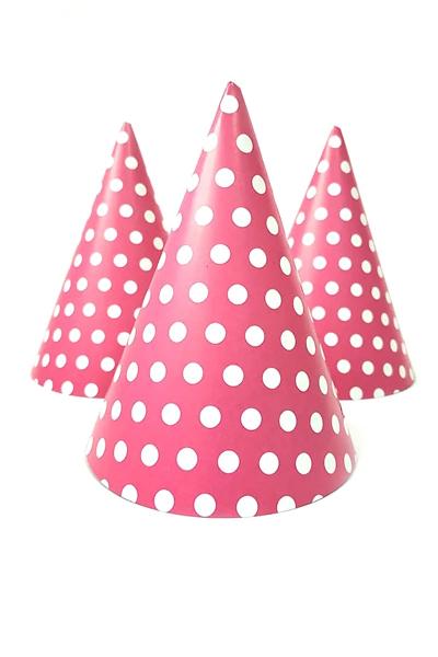Колпак в горошек, розовый 950501