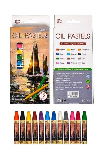 Олівці воскові, 12 кольорів 91540