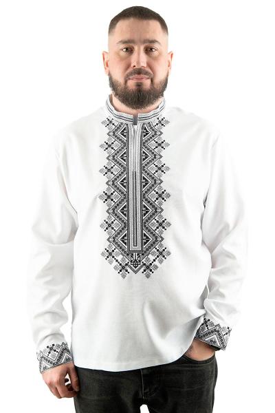 Вышиванка мужская, белая 470153193-001