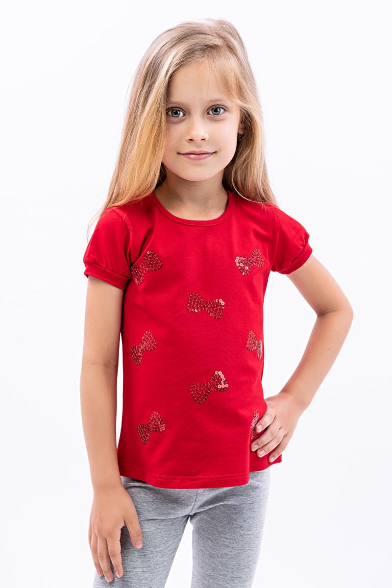 Блуза детская, красная 010060111-007