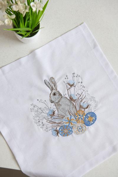 Серветка пасхальна, біла 150206193-001