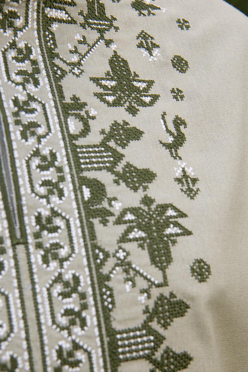 Вишиванка чоловіча, оливкова 470144193-125