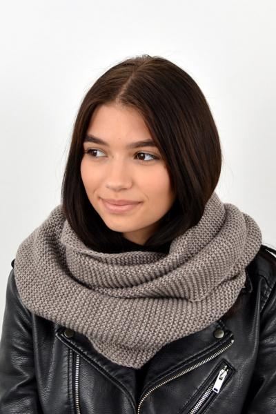 Снуд-шарф женский, капучино 043200200-300