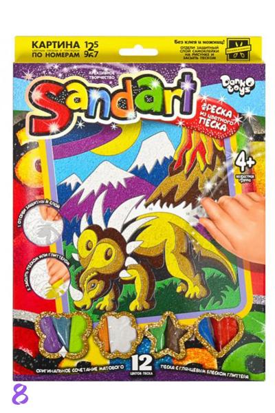 Набор фреска из песка, ДИНОЗАВР 859551600-008