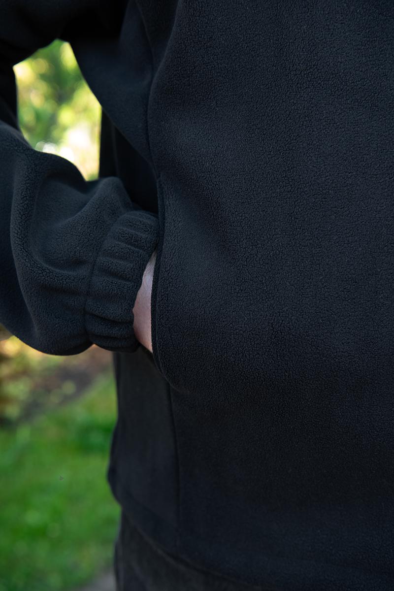 Флисовая кофта мужская, черная 480924903-002