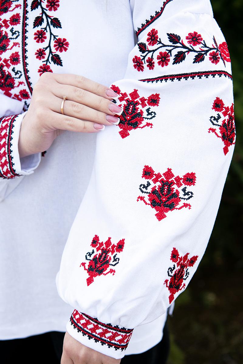 Вишиванка жіноча, біла 301068193-001