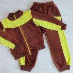 Спортивный костюм детский, коричневый 080423701-033