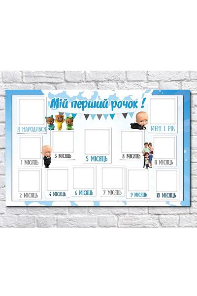 Плакат 12 месяцев, Босс-Молокосос 950711