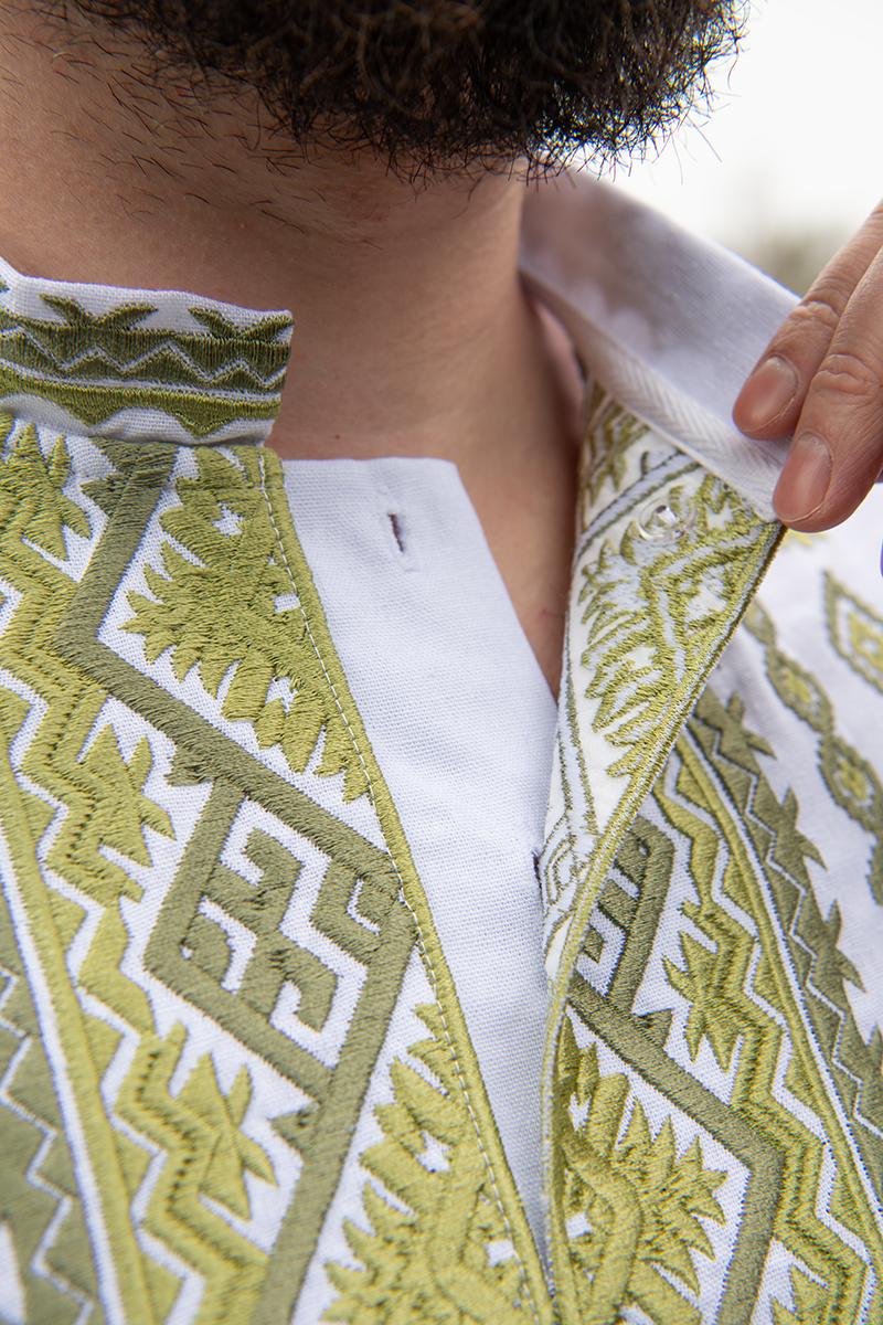 Вишиванка чоловіча, біла 470150193-001