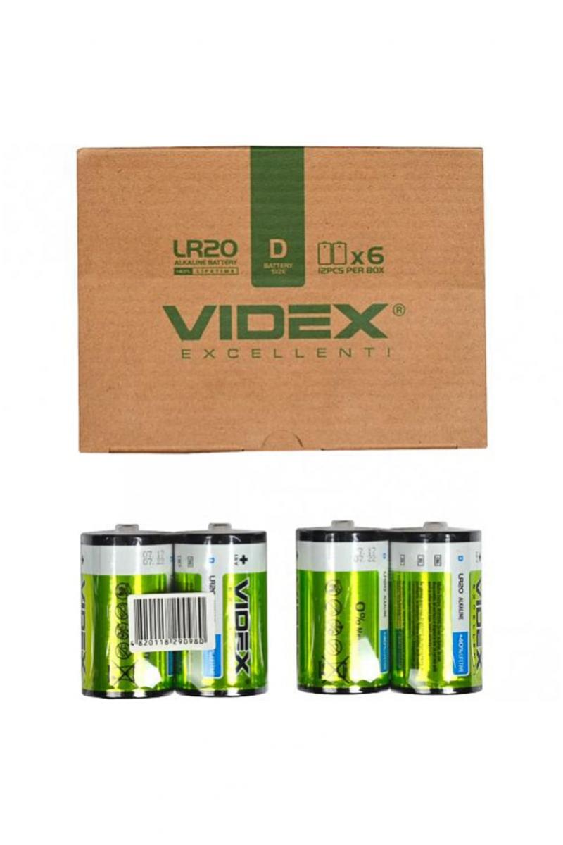 Батарейка бочонок VIDEX LR2O/D 808207700