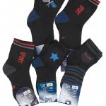 Носки для мальчиков термо, черные 60009-002