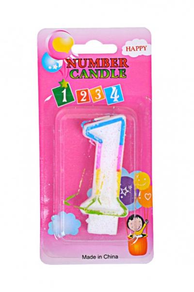 Подивитись Свічка-цифра для торта 1, 809783600-110 Свічка-цифра для торта 1, 809783600-110