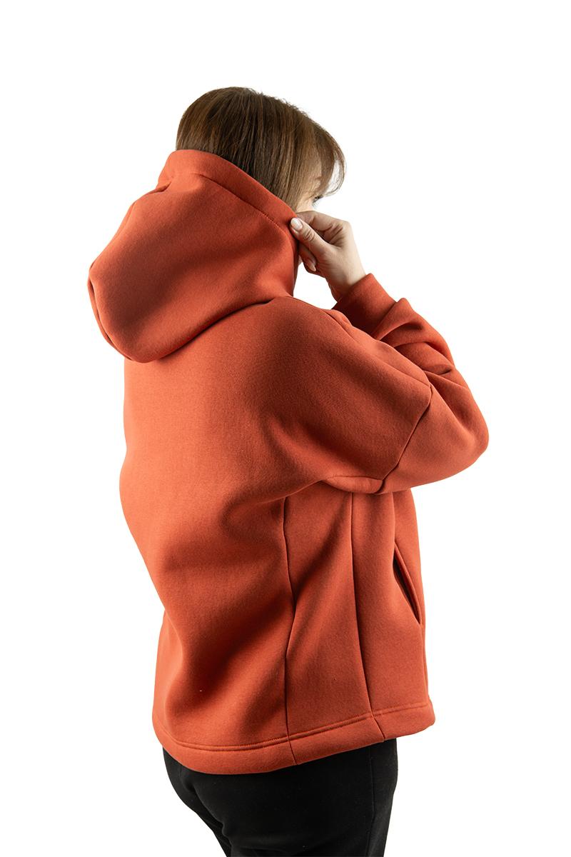 Жіночий худі, теракотовий 400822204-301
