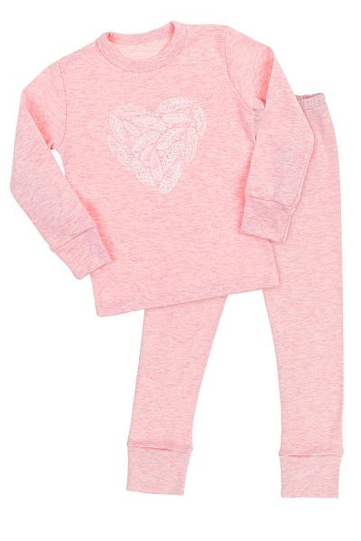 Пижама детская, розовая 170455421-005