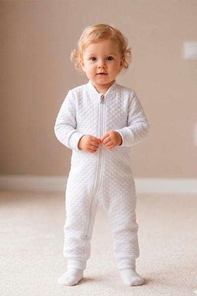 Комбінезон для малюків, білий 060308011-001
