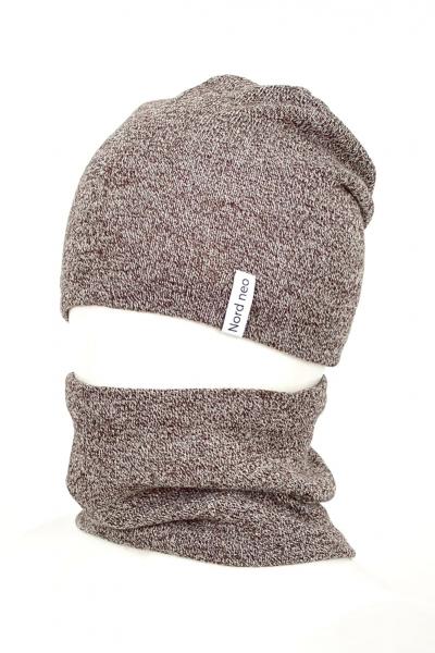 Шапка и хомут, коричневый 041020-033