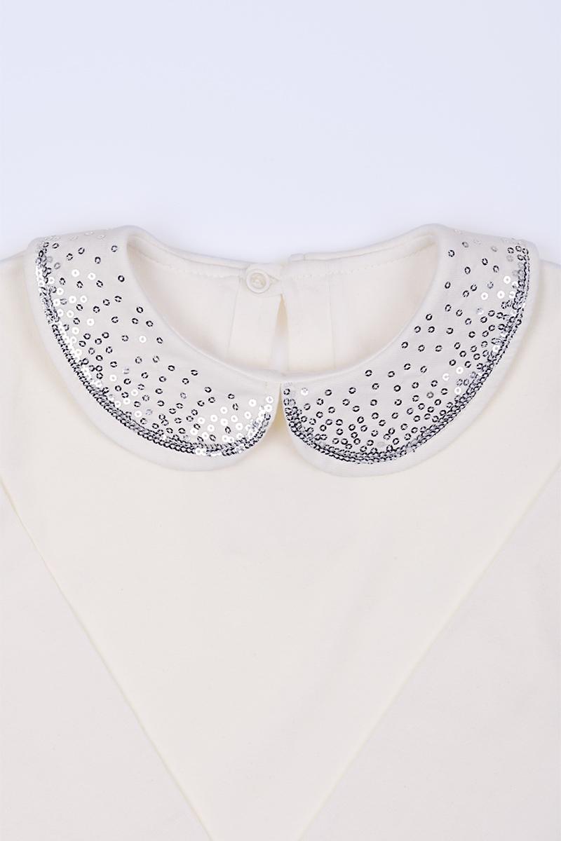 Блуза для девочки, кремовая 010391111-034