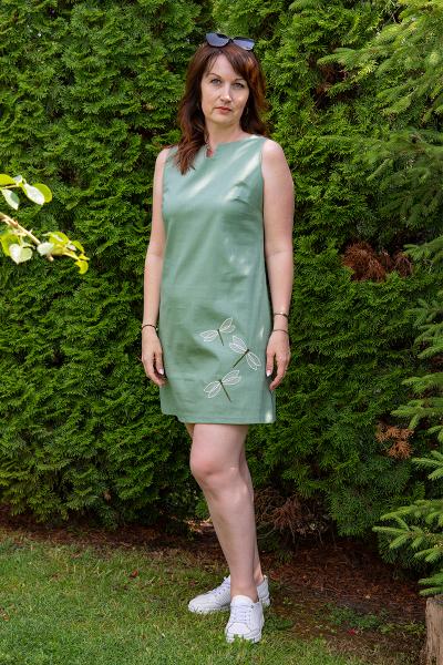 Платье женское, ментоловое 390824193-037