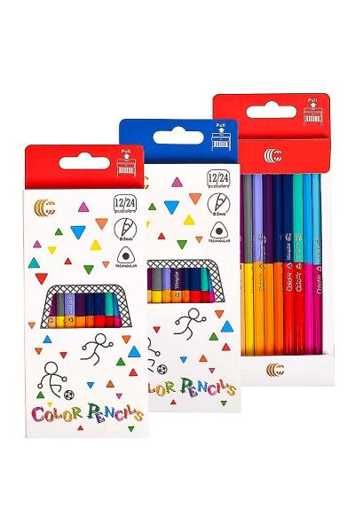 Олівці кольрові, 24 кольори 91524