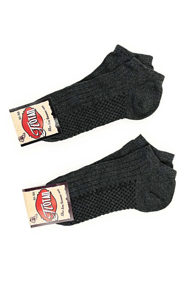 Носки мужские укороченные, серые 602030643-023