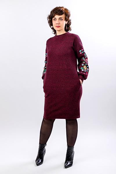 Платье женское, бордовое 390814258-039