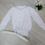 Блуза детская, белая 010363304-001