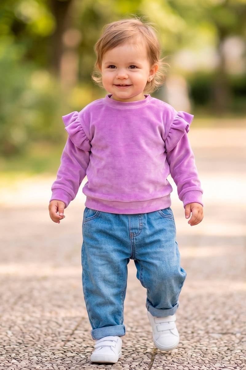 Світшот для малюків, ліловий 230853704-011