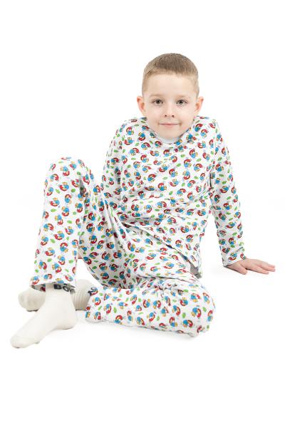 Пижама детская, белая 170154202-007